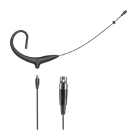 MICROSET OMNIDIRECTIONAL CONDENSER HEADWORN MICROPHONE WITH 55&quot; DETACHABLE CABLE